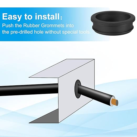 PATIKIL 52.6mm / 2-1/16 Inch Drill Hole, 1-13/16 Inch ID Rubber Grommets - Image 4