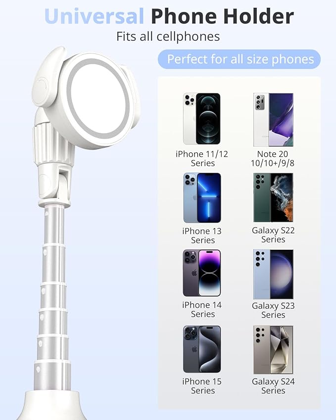 UBeesize 62'' Magnetic Selfie Stick Phone Tripod - Image 5