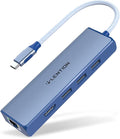 LENTION USB C Hub with Gigabit Ethernet Adapter, 4K HDMI, 3 USB 3.0 by LENTION
