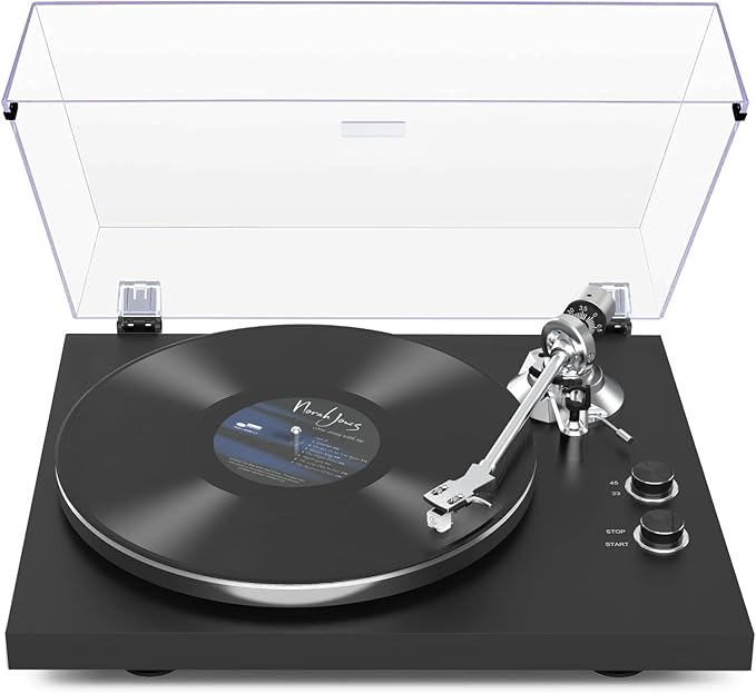 Turntables Belt-Drive Record Player by Retrolife