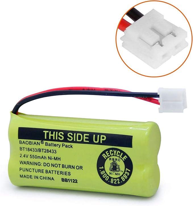 BT18433/BT28433 BT184342 BT284342 BT1011 BT-1011 Cordless Phone Battery CL80109 - Image 7