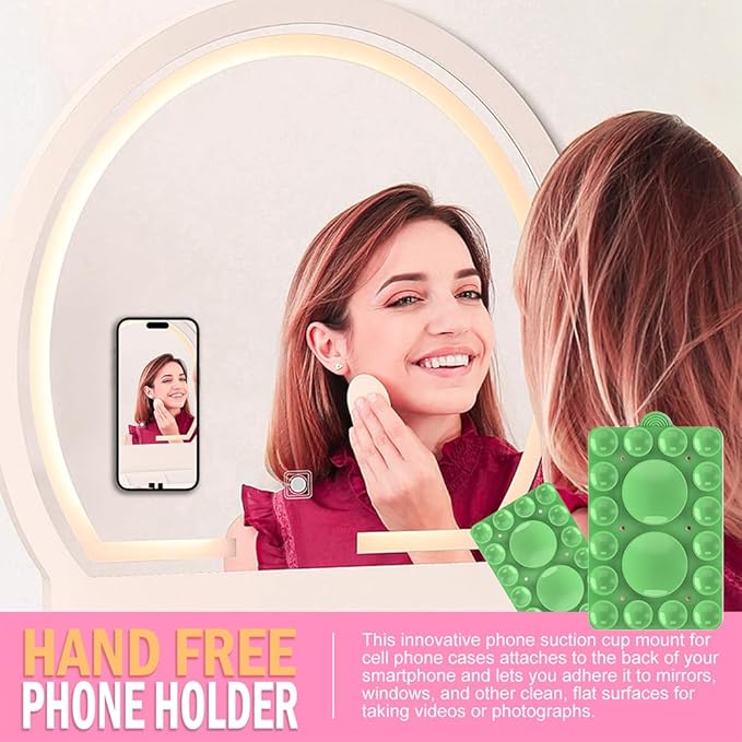 Double Sided Silicone Suction Phone Holder Mount, Compatible - Image 8