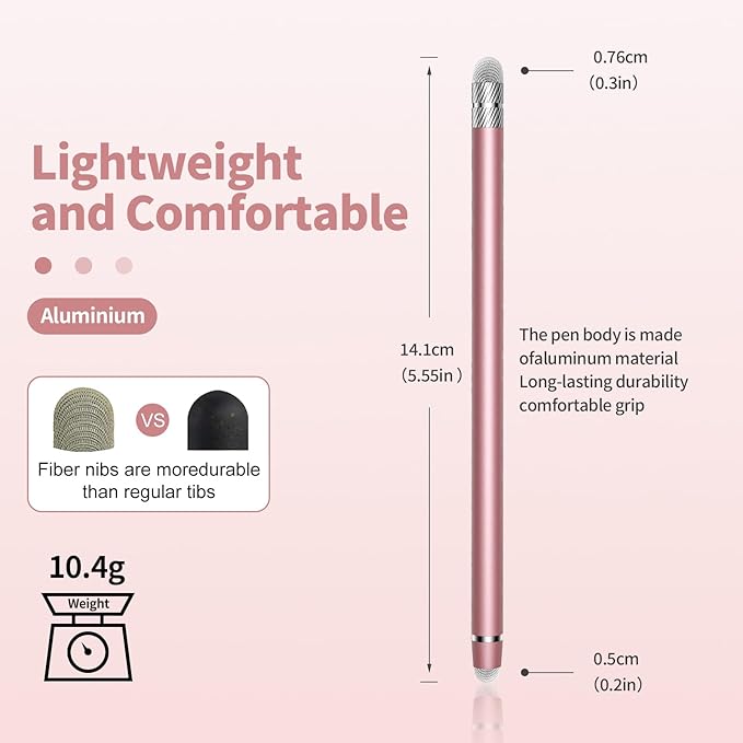 Stylus Pen for Touchscreen, 2-in-1 High Sensitivity & Precision Stylus Pen - Image 2