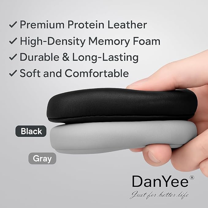 Premium Replacement Ear Pads for Bose QC2, QC35 I & II – Soft Protein Leather & - Image 5