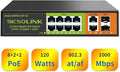 8 Ports Gigabit PoE+ Switch by SICSOLINK