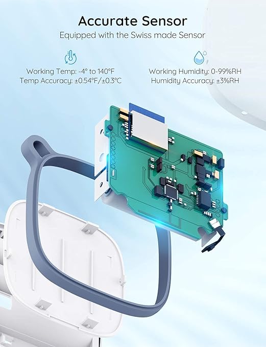 Govee WiFi Thermometer Hygrometer H5179, Smart Humidity Temperature Sensor - Image 3