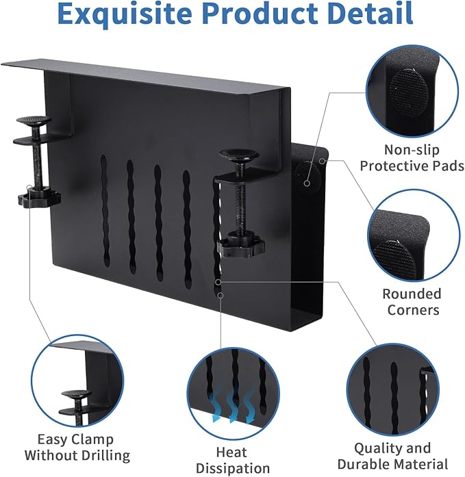 Desk Side Storage, Desk Laptop Holder - Image 6