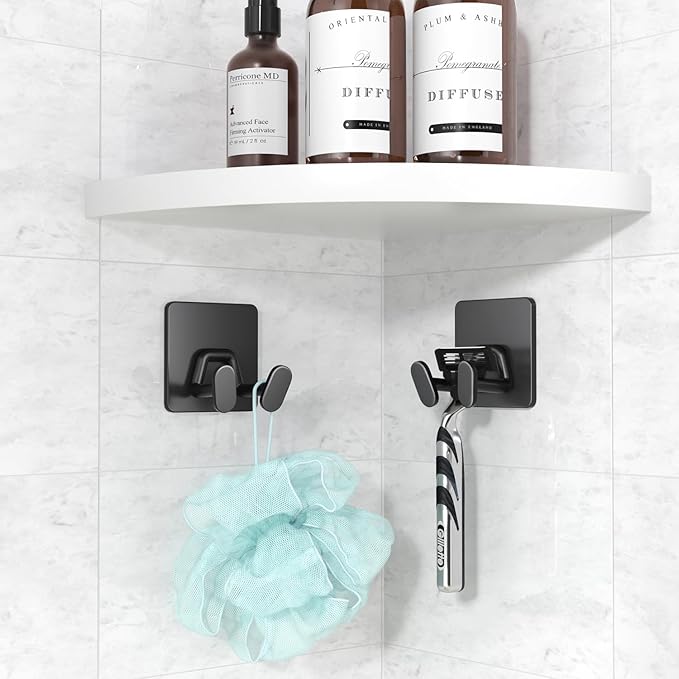 Adhesive Shower Hooks for Inside - Image 3