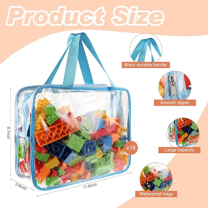 18 Packs Large Toy Storage Bags - Image 2