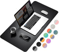 YSAGi Dual-Sided Desk Pad Protector, Waterproof Leather Desk Mat, Large Mouse by YSAGi