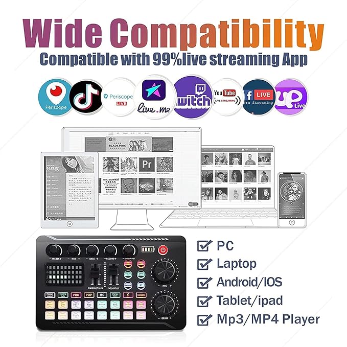 SINWE Podcast Microphone Bundle, BM-800 Condenser Mic - Image 4