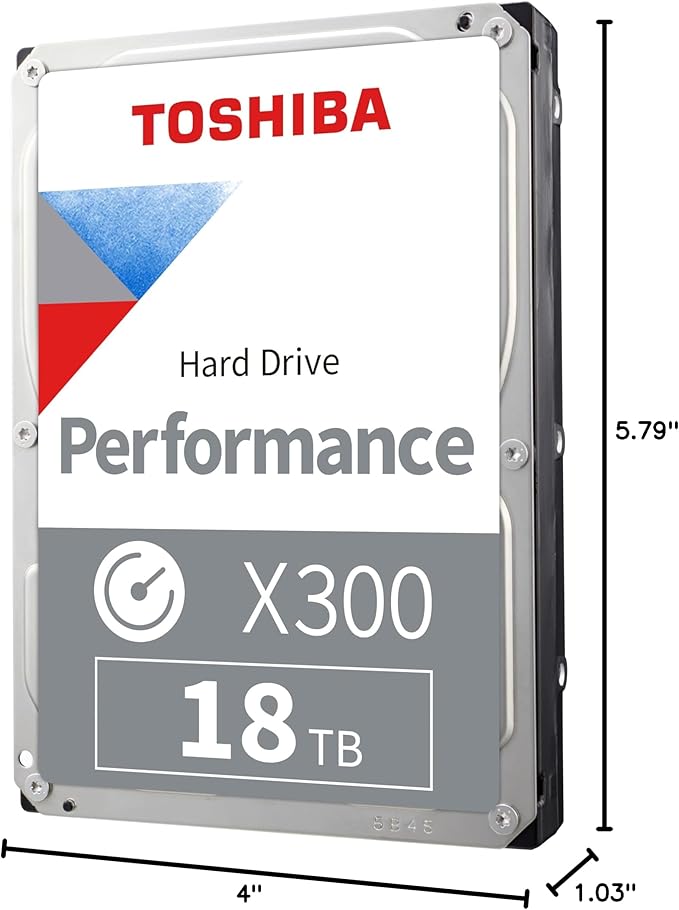 Toshiba X300 18TB Performance & Gaming 3.5-Inch Internal Hard Drive - Image 7