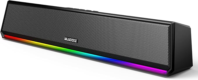 Bluedee Computer Speakers for Desktop PC, Wired USB Plug & Play Computer Sound by Bluedee