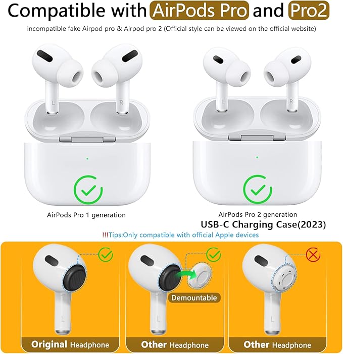 Memory Foam Replacement Ear Tips Compatible - Image 2