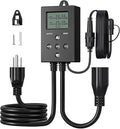 DEWENWILS Repeat Cycle Digital Timer, Interval Timer Outlet, Infinite/Day/Night by DEWENWILS