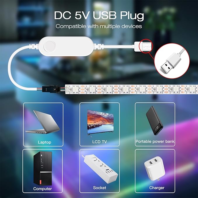 GLEDOPTO WLED ESP32 Mini LED Strip Controller RGB IC Digital - Image 5