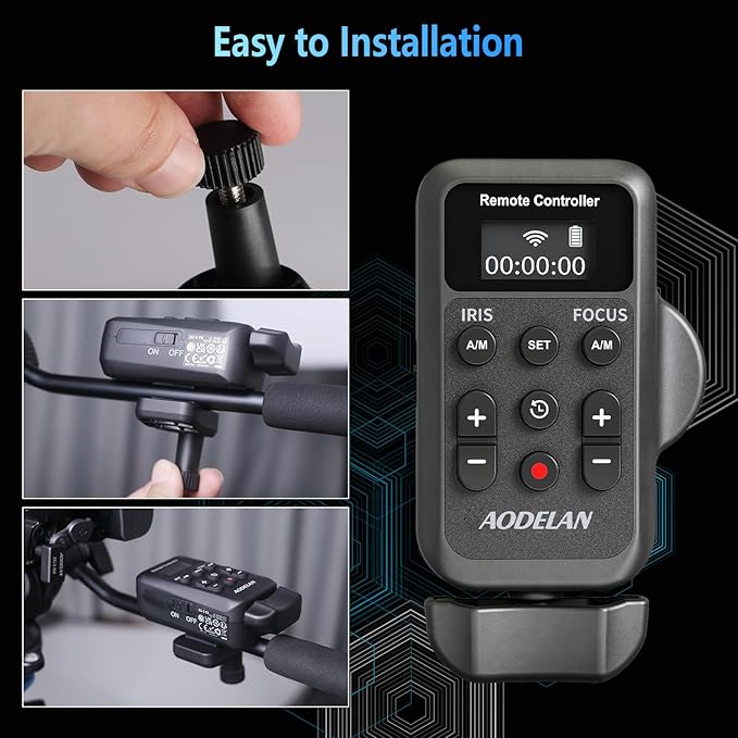 AODELAN Remote Control Camcorder Wireless Zoom Controller - Image 7