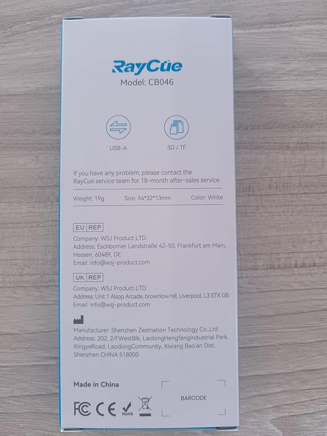 RayCue USB C to Micro SD TF Memory Card Reader, 3-in-1 USB Camera Card Reader - Image 8