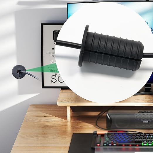 6pc Starlink Cable Grommet 3/4" Silicone Anti-Slip Wall Hole Pass Through Split - Image 6