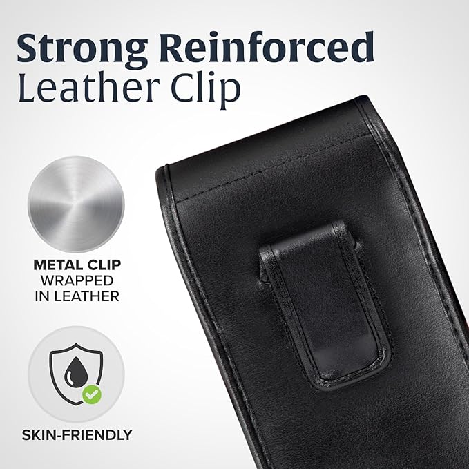 Turtleback Belt Holder for iPhone 16 Pro, 15 pro 14 Pro 13 Pro -Medium- Fits - Image 4
