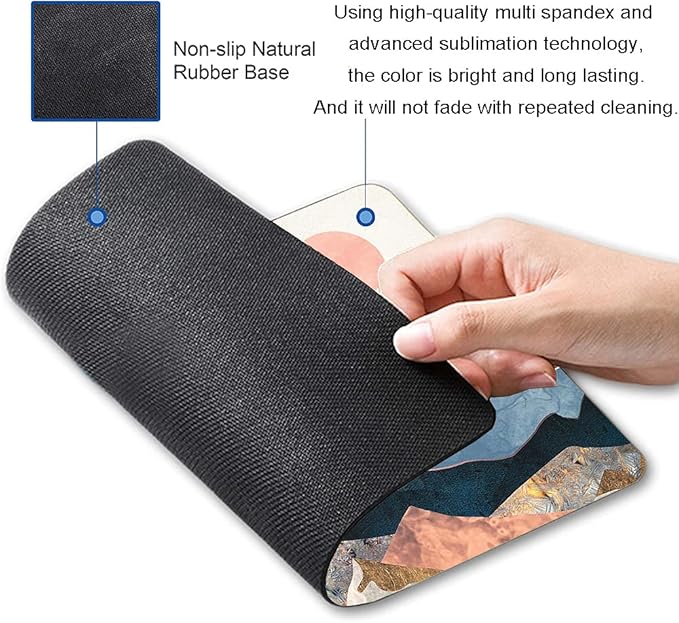 Mountain Mouse Pad, Natural Art Mouse Pad, Mouse Mat Square Waterproof Mouse - Image 2