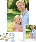 Custom Puzzles from Photos, Personalized Natural Wood Puzzle by EGUEGU