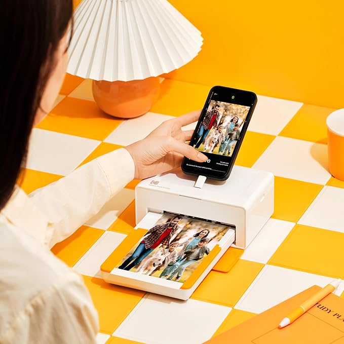 KODAK Dock Plus 4PASS Instant Photo Printer, 4x6 inches, 50 Sheets Bundle - Image 7