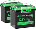 12V 100Ah Mini LiFePO4 Lithium Battery, 12V Deep Cycle Lithium Rechargeable by HYSINCERE
