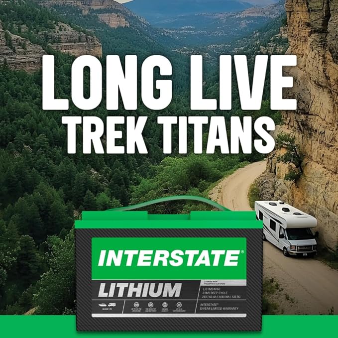 Interstate Batteries 24V 60Ah Group Size 31M Lithium Marine/RV Deep Cycle - Image 7