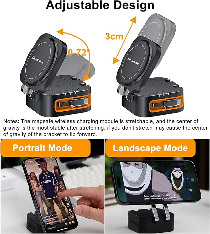 2025 Retractable 3 in 1 Charging Station - Image 8