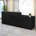 Reception Desk with Counter Modern Checkout Counter with Lockable Drawer by Unknown