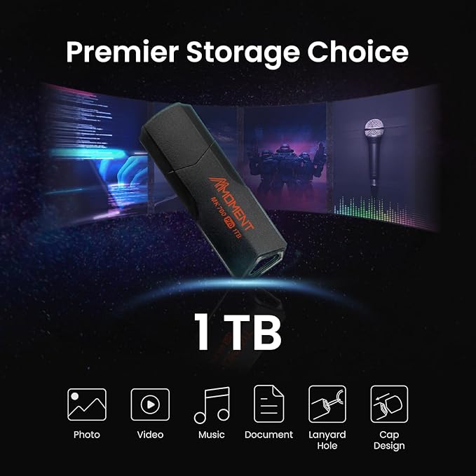 MMOMENT MK700 1TB USB 3.2 Gen2x1 Flash Drive, Read Speed up to 600MB/s - Image 5