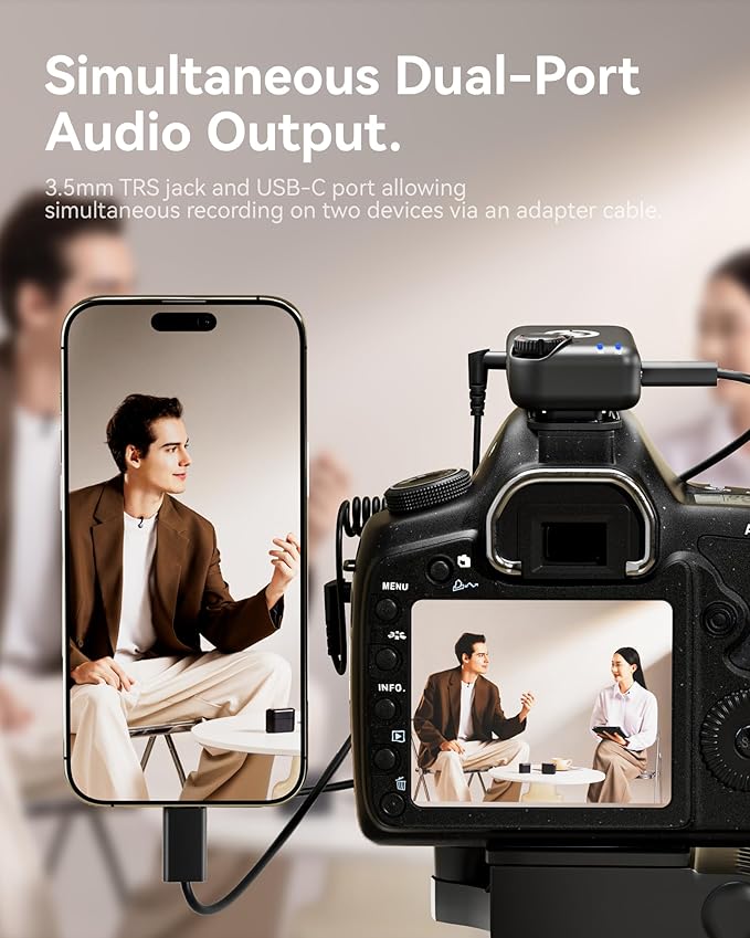Hollyland Lark M2S Ultimate Combo Wireless Lavalier Microphone - Image 7