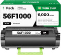 56F1000 Toner Cartridge Black Compatible by JCTONER