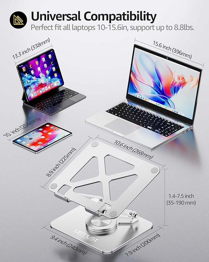 Urmust Laptop Stand for Desk - Image 6