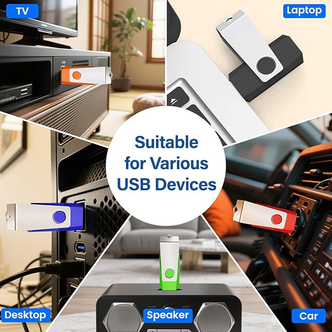 16GB Flash Drive, Thumb Drive USB 2.0 Memory Stick - Image 3