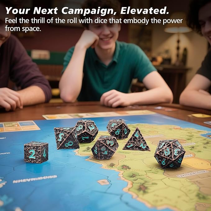 PJOY Metal D&D Dice Set for Dungeons and Dragons Dice - Image 7