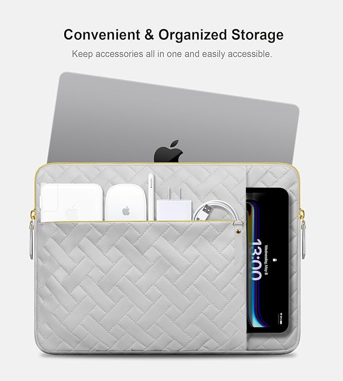 Lacdo 13 Inch Laptop Sleeve Case - Image 3
