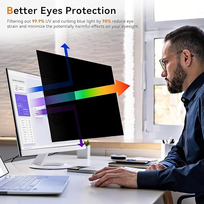 27 Inch 16:9 Computer Privacy Screen Filter - Image 3