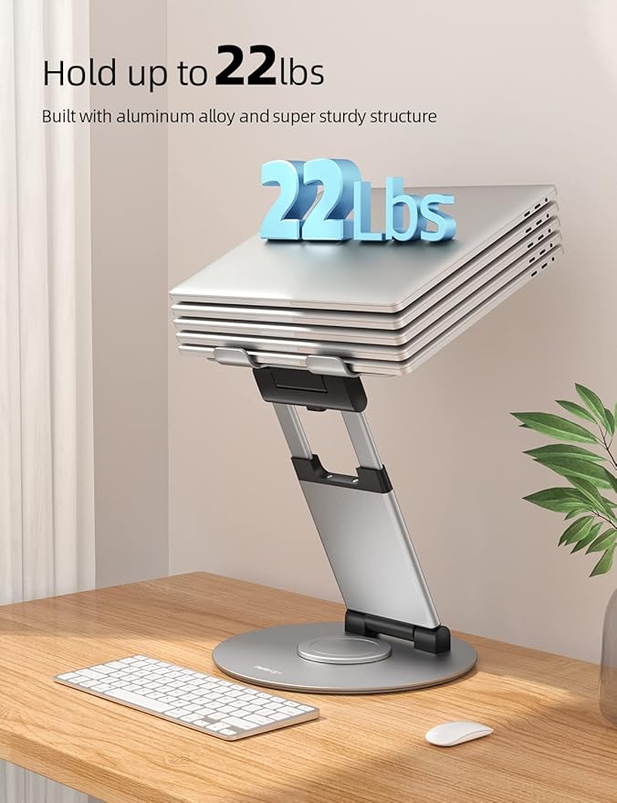 Nulaxy Telescopic 360 Rotating Laptop Stand - Image 5