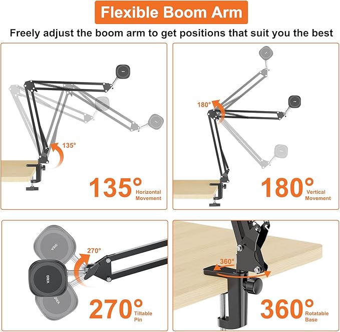 UURIG Overhead Phone Mount Stand - Image 5
