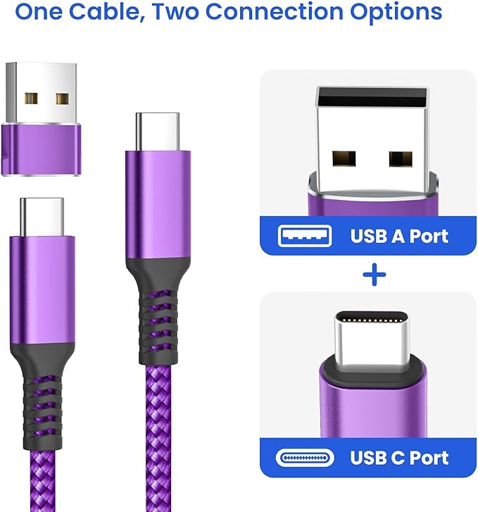 Elebase USB Type C to C 100W Cable 10FT - Image 3