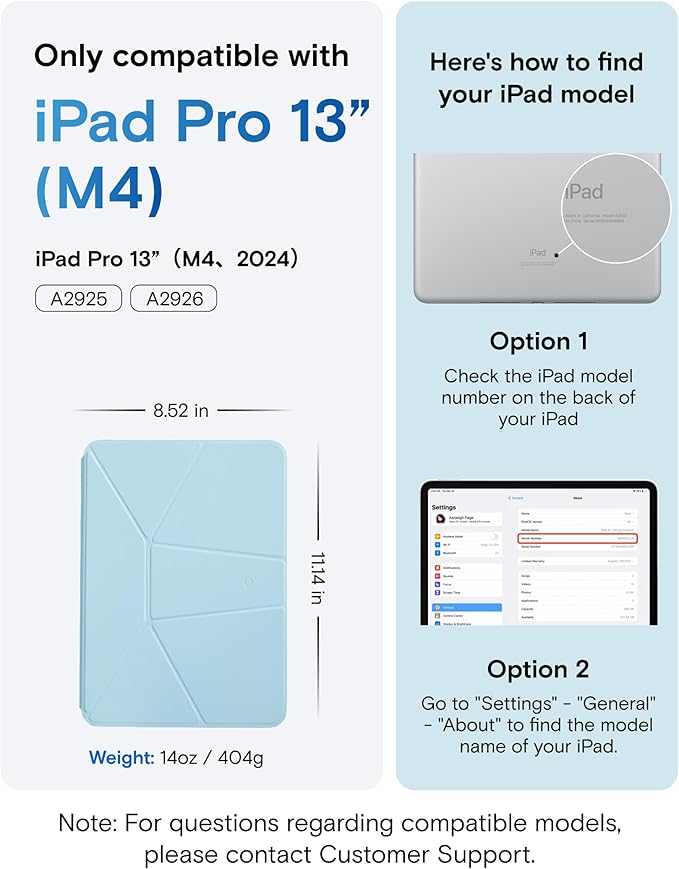 MOFT Dynamic Folio Case for iPad Pro 13 Inch 2024, Silm Magnetic Stand Case - Image 2