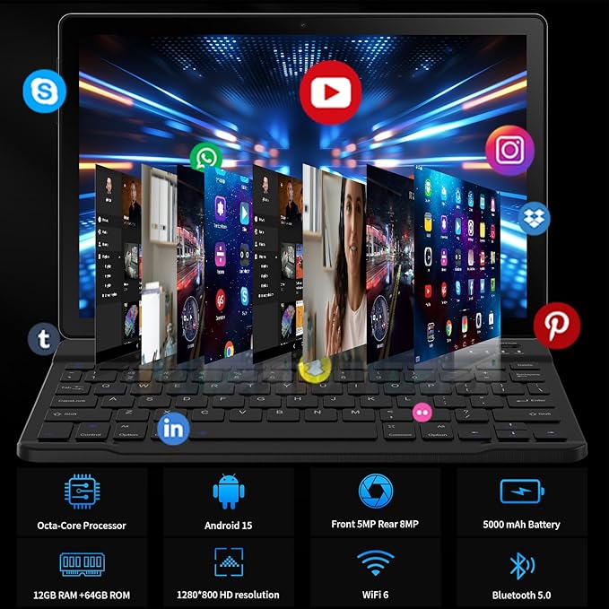 Latest 2025 Upgraded Android Tablet 10.1 Inch - Image 4