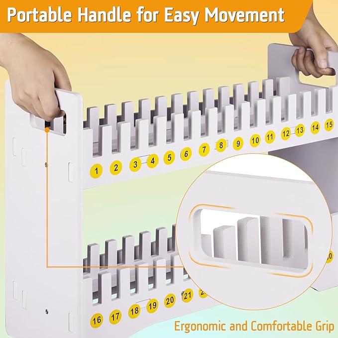 Cell Phone Holder Classroom Cell Phone Storage 2-Tier Multiple Cell Phone Stand - Image 5
