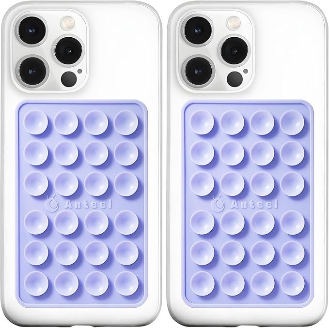 Anteel MAX Silicone Suction Phone Case Adhesive Mount, Upgraded Super Strong by PKYAA