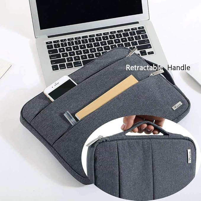 Voova Laptop Sleeve Carrying Case 15.6 16 Inch, Slim Computer Cover Bag - Image 3