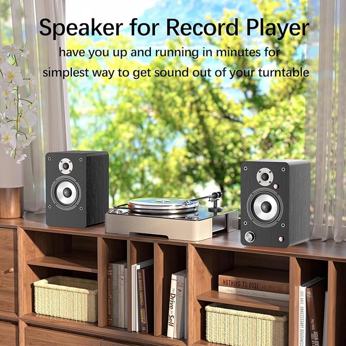 LONPOO Powered Bookshelf Speakers - Image 5