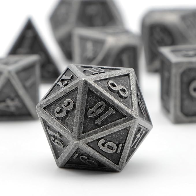 Metal Dice Set, HNCCESG Polyhedral D&D Dice - Image 2