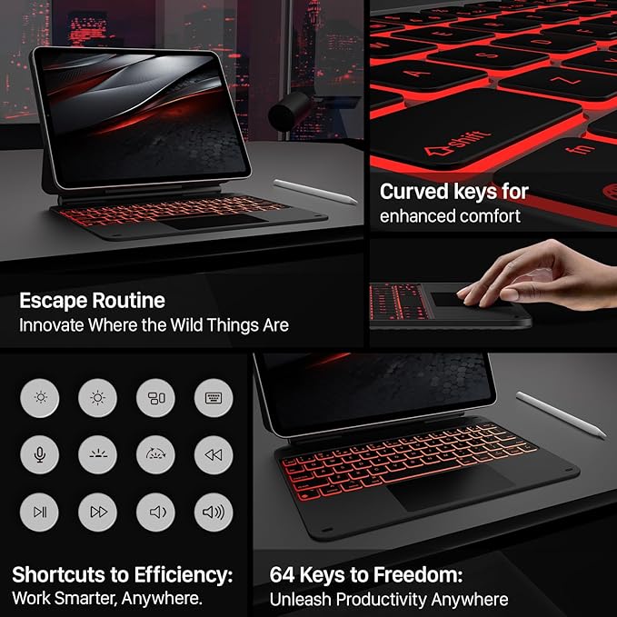 typecase Edge Keyboard Case for iPad Pro 11-inch2024, Magic Keyboard - Image 7